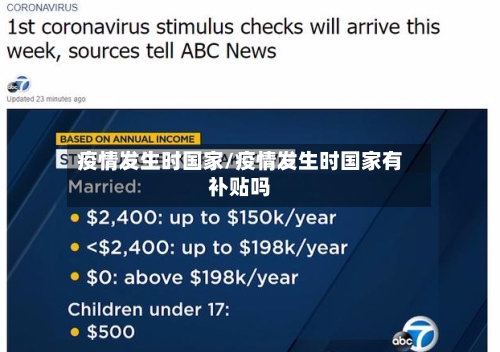 疫情发生时国家/疫情发生时国家有补贴吗