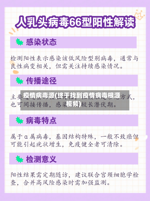 疫情病毒源(终于找到疫情病毒根源视频)