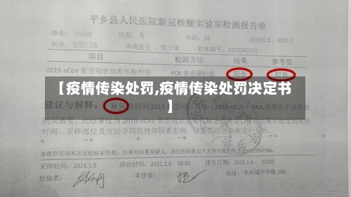 【疫情传染处罚,疫情传染处罚决定书】-第2张图片