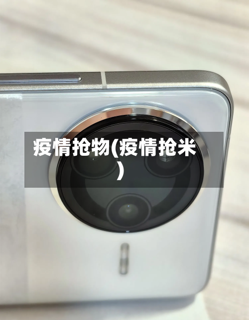 疫情抢物(疫情抢米)
