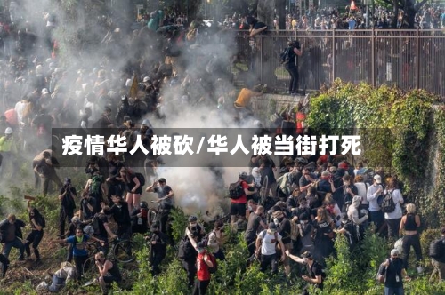 疫情华人被砍/华人被当街打死
