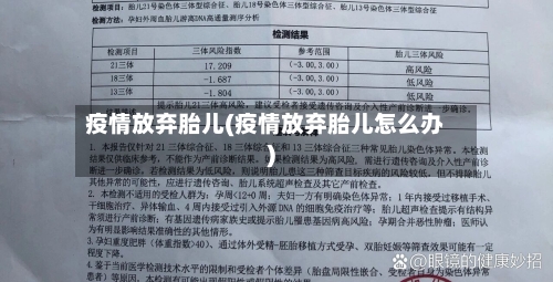 疫情放弃胎儿(疫情放弃胎儿怎么办)-第2张图片
