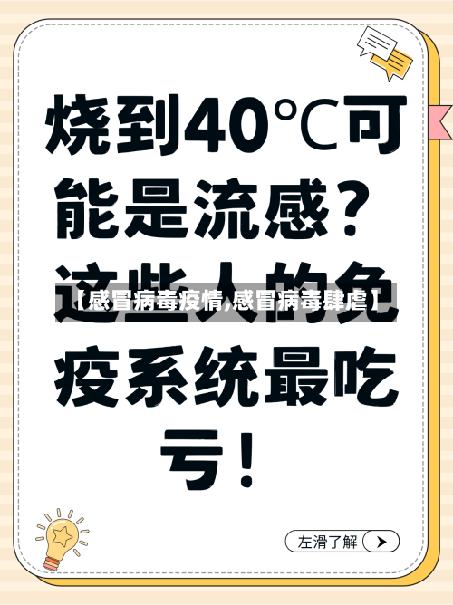 【感冒病毒疫情,感冒病毒肆虐】-第2张图片