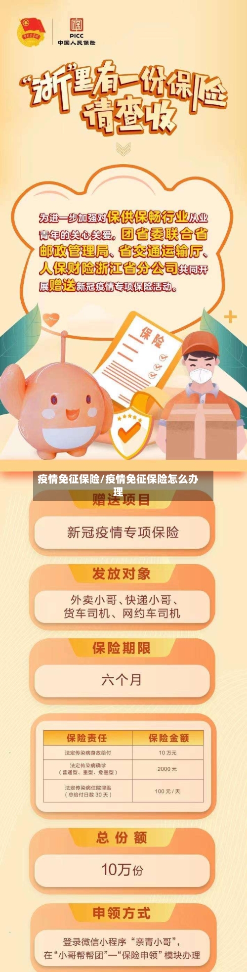 疫情免征保险/疫情免征保险怎么办理