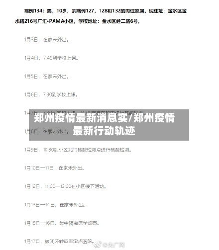 郑州疫情最新消息实/郑州疫情最新行动轨迹-第2张图片