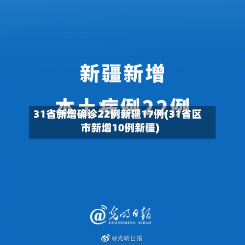 31省新增确诊22例新疆17例(31省区市新增10例新疆)-第2张图片