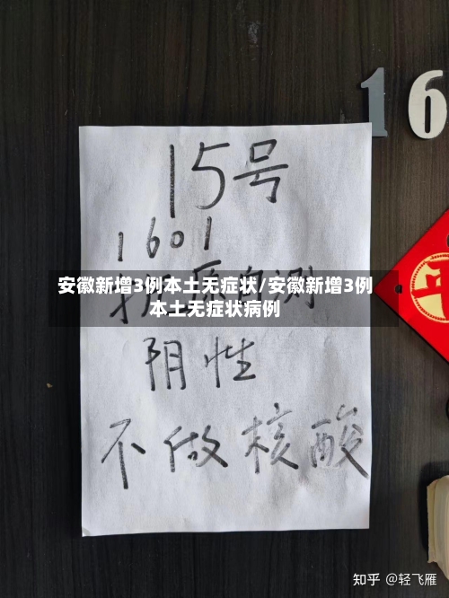安徽新增3例本土无症状/安徽新增3例本土无症状病例-第2张图片