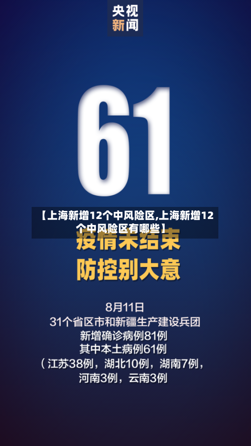 【上海新增12个中风险区,上海新增12个中风险区有哪些】-第2张图片