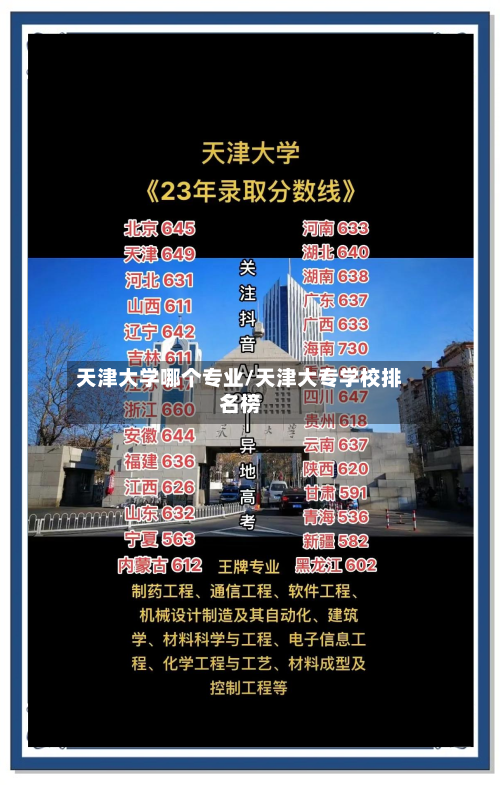 天津大学哪个专业/天津大专学校排名榜