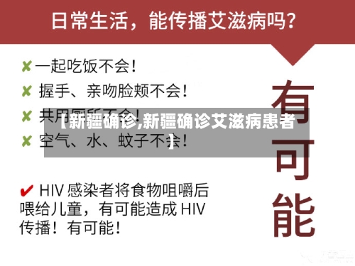 【新疆确诊,新疆确诊艾滋病患者】