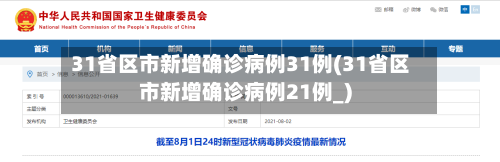 31省区市新增确诊病例31例(31省区市新增确诊病例21例_)-第2张图片