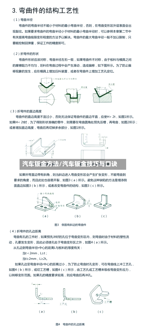 汽车钣金方法/汽车钣金技巧与口诀-第2张图片