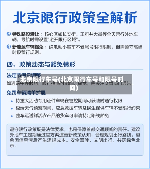北京限行车号(北京限行车号和限号时间)-第2张图片