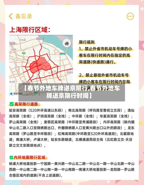 【春节外地车牌进京限行,春节外地车牌进京限行时间】-第2张图片