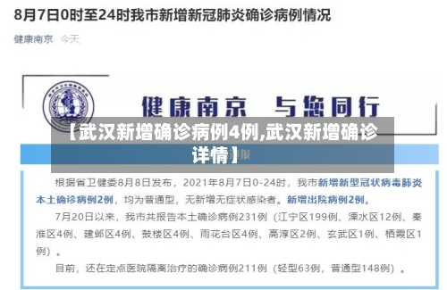 【武汉新增确诊病例4例,武汉新增确诊详情】-第2张图片