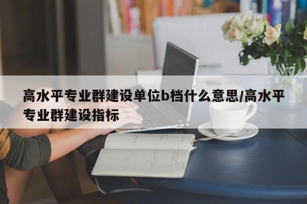 高水平专业群建设单位b档什么意思/高水平专业群建设指标